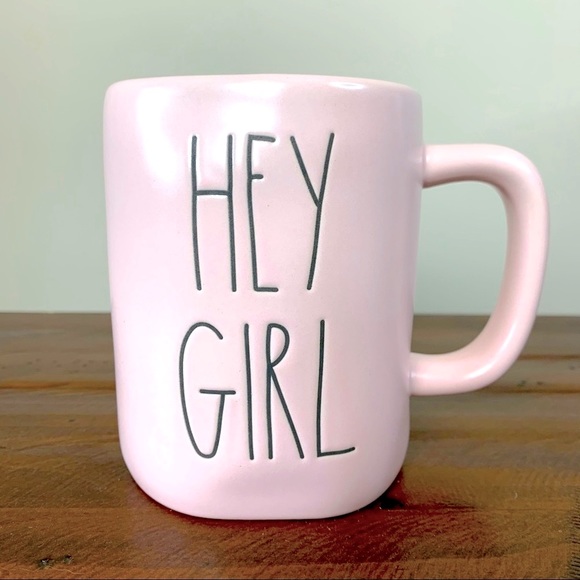 Rae Dunn Other - Rae Dunn “Hey Girl” Pink Mug